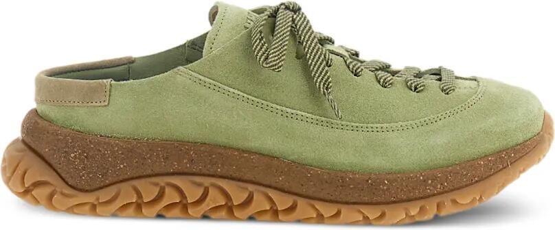 Birkenstock x Thibo Denis 1774 Uerzell suède slip-on sneakers Groen