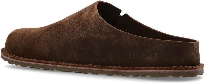 Birkenstock Zermatt Premium suède muiltjes Bruin - Foto 4