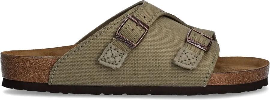 Birkenstock Zürich slippers Groen