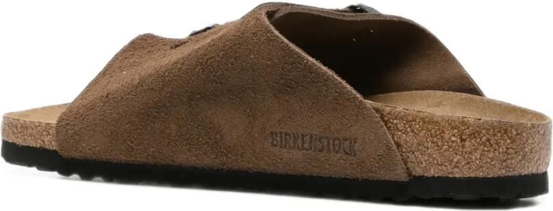 Birkenstock Zurich suède sandalen met gespsluiting Bruin - Foto 4