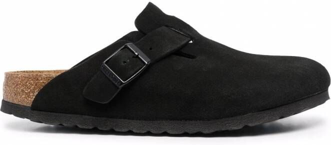 Birkenstock Boston muiltjes Zwart