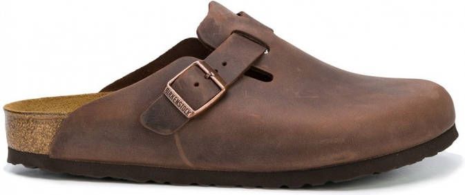 Birkenstock Boston muiltjesandalen Bruin