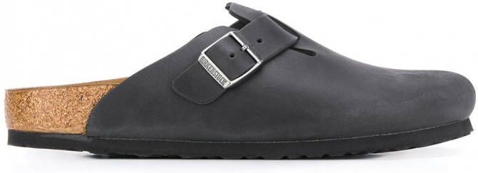 Birkenstock Boston sandalen Zwart