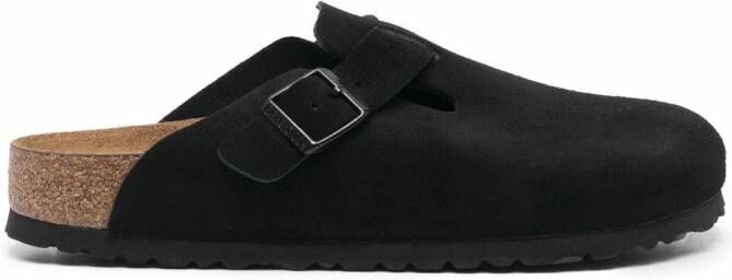 Birkenstock Boston slippers Zwart