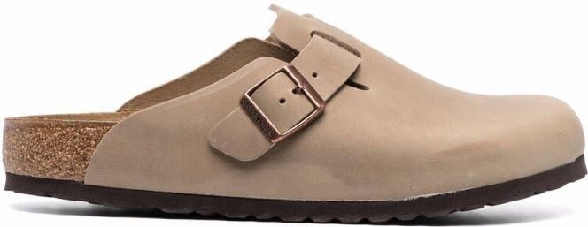 Birkenstock Loafers met gesp Beige