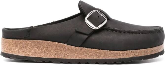 Birkenstock Buckley leren loafers Zwart