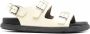 Birkenstock Cannes leather sandals Geel - Thumbnail 1