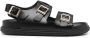 Birkenstock Cannes leren sandalen Zwart - Thumbnail 1
