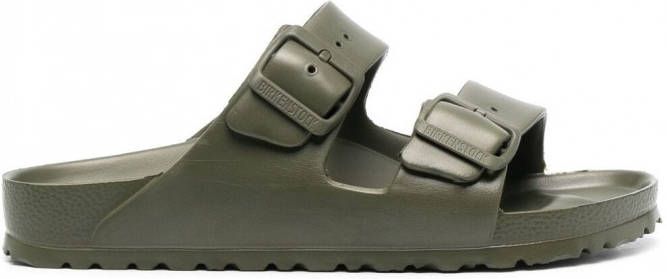 Birkenstock Eva eco-leren sandalen Groen