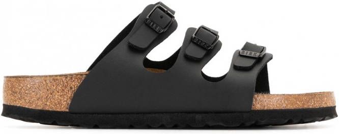 Birkenstock Florida sandalen Zwart