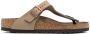 Birkenstock Gizeh sandalen met gesp Bruin - Thumbnail 1