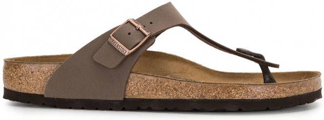 Birkenstock Gizeh sandalen Bruin