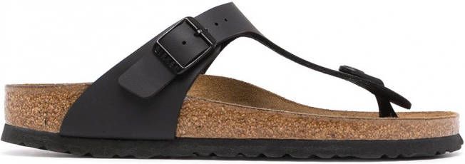 Birkenstock Gizeh sandalen met bandje Zwart