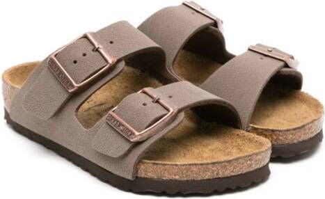 Birkenstock Kids Arizona leather sandals Bruin