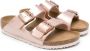 Birkenstock Kids Arizona metallic teenslippers Roze - Thumbnail 1