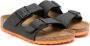 Birkenstock Kids Arizona sandalen met open neus Zwart - Thumbnail 1