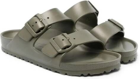 Birkenstock Kids Arizona platte sandalen Groen