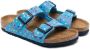 Birkenstock Kids Arizona sandalen met stippen Blauw - Thumbnail 1