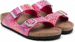 Birkenstock Kids Arizona sandalen met hologram Roze