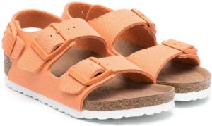 Birkenstock Kids Milano sandalen met gesp Oranje
