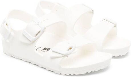 Birkenstock Kids Milano sandalen met gesp Wit