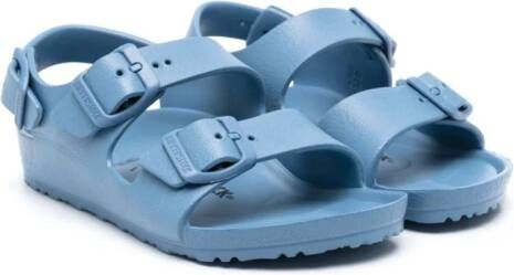 Birkenstock Kids Milano EVA sandalen Blauw