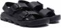 Birkenstock Kids Mogami Birko-Flor slingback sandalen Zwart - Thumbnail 1