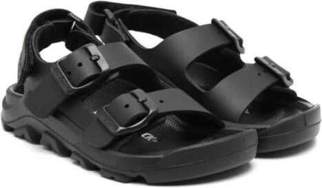 Birkenstock Kids Mogami sandalen met gesp Zwart