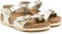 Birkenstock Kids Rio metallic sandalen Goud - Thumbnail 1