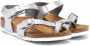 Birkenstock Kids Taormina metallic sandalen Zilver - Thumbnail 1