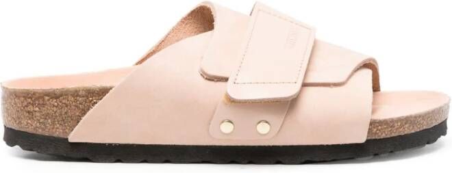 Birkenstock Kyoto leren sandalen Beige