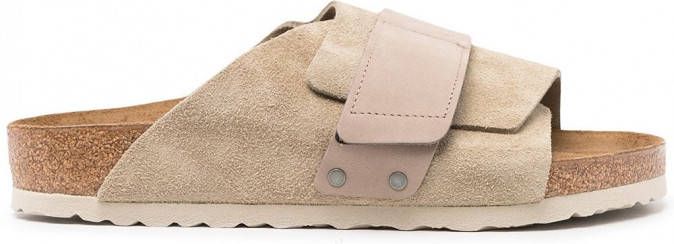 Birkenstock Kyoto sandalen Bruin