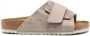 Birkenstock Kyoto sandalen met klittenband Beige - Thumbnail 1