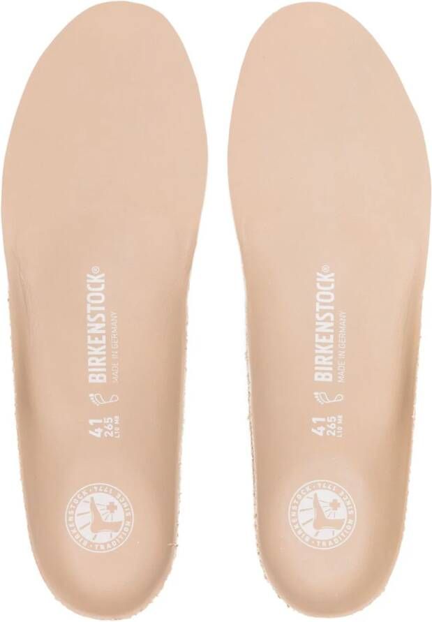 Birkenstock Leren voetbed Beige