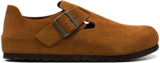 Birkenstock London suède sandalen Oranje