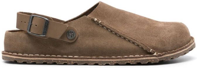 Birkenstock Lutry suède sandalen Beige