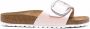 Birkenstock Madrid slippers met gesp Roze - Thumbnail 1