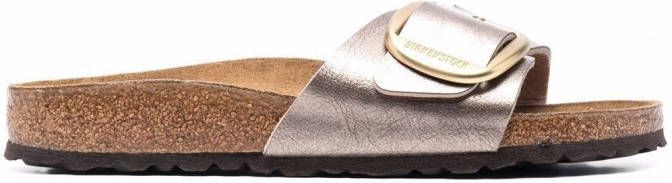 Birkenstock Madrid sandalen met gespen Beige