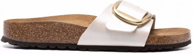 Birkenstock Madrid sandalen met open neus Beige