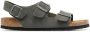 Birkenstock Milano Birko sandalen met bloemenprint Groen - Thumbnail 1
