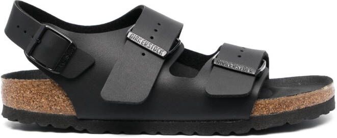 Birkenstock Milano sandalen Zwart