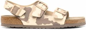 Birkenstock Milano sandalen met camouflageprint Veelkleurig