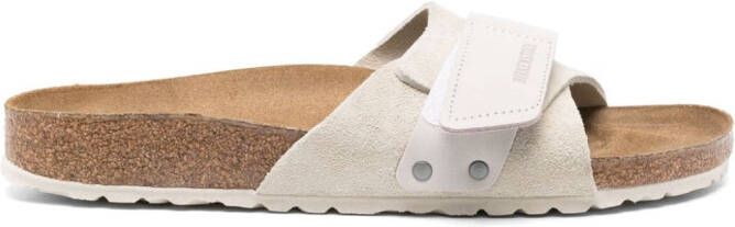 Birkenstock Oita leren muiltjes Wit