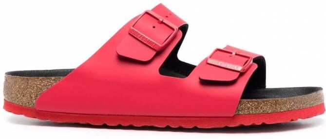 Birkenstock Sandalen met gesp Rood