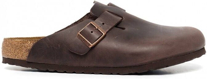 Birkenstock Sandalen met gespsluiting Bruin