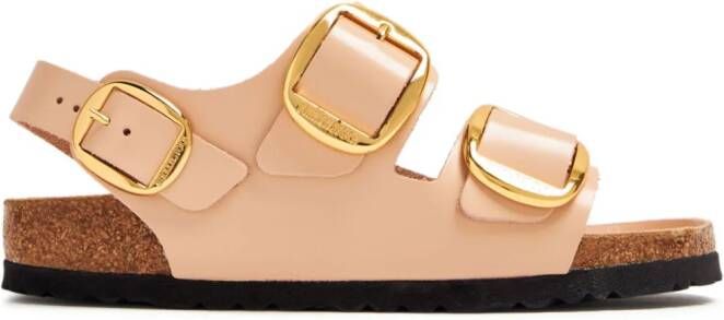 Birkenstock Sandalen met zijgesp Beige