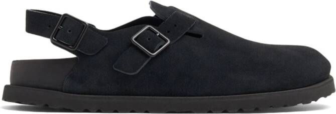 Birkenstock Tokio suède sandalen Zwart