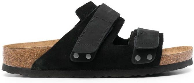 Birkenstock Uji sandalen met klittenband Zwart