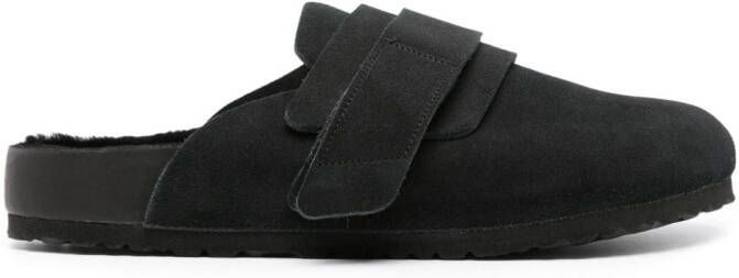 Birkenstock x Tekla Nagoya suède slippers Zwart