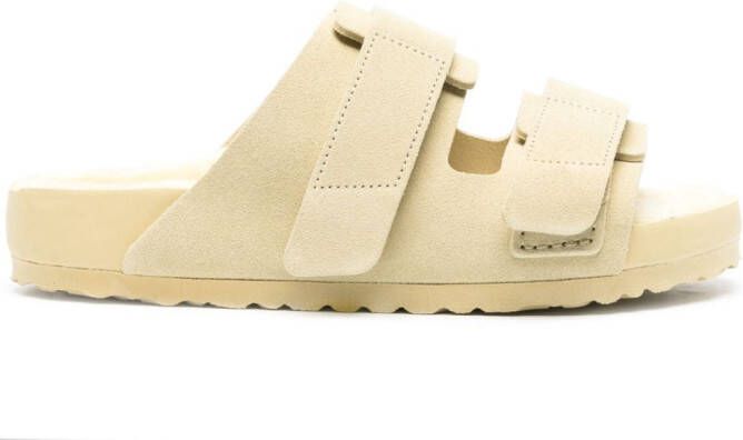 Birkenstock x Tekla Uji suede sandals Beige